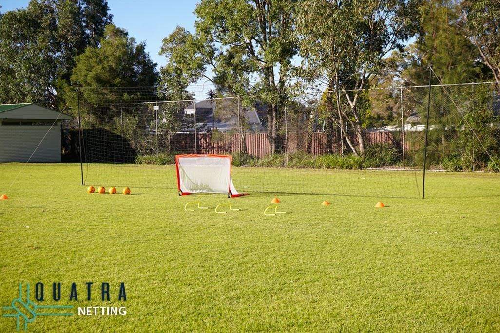 Ball Stop Barrier Nets with 2 Support Posts - 100mm sq (Multiple Sizes) - Image 28