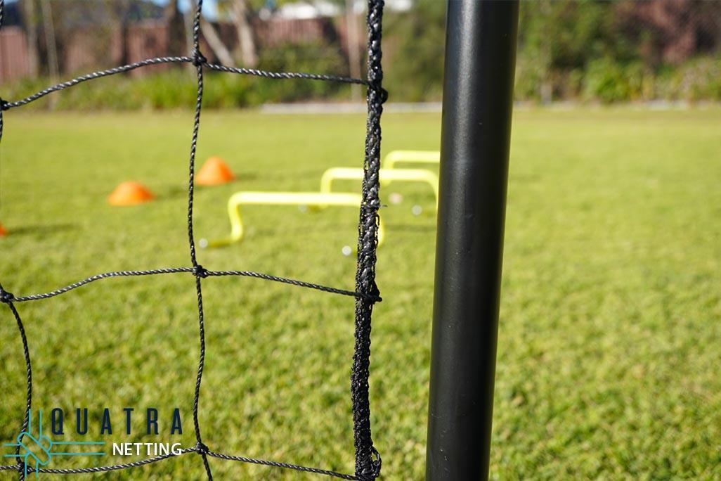 Ball Stop Barrier Nets with 2 Support Posts - 100mm sq (Multiple Sizes) - Image 5