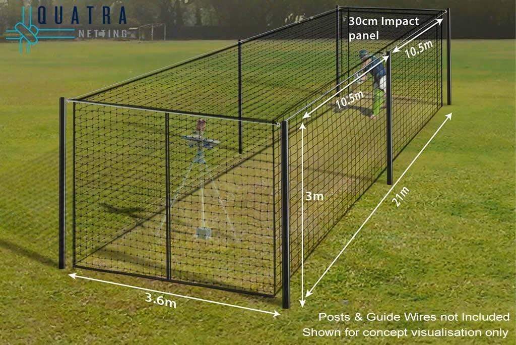 Baseball / Softball Cage Fully Enclosed 21m x 3.6m - Image 7