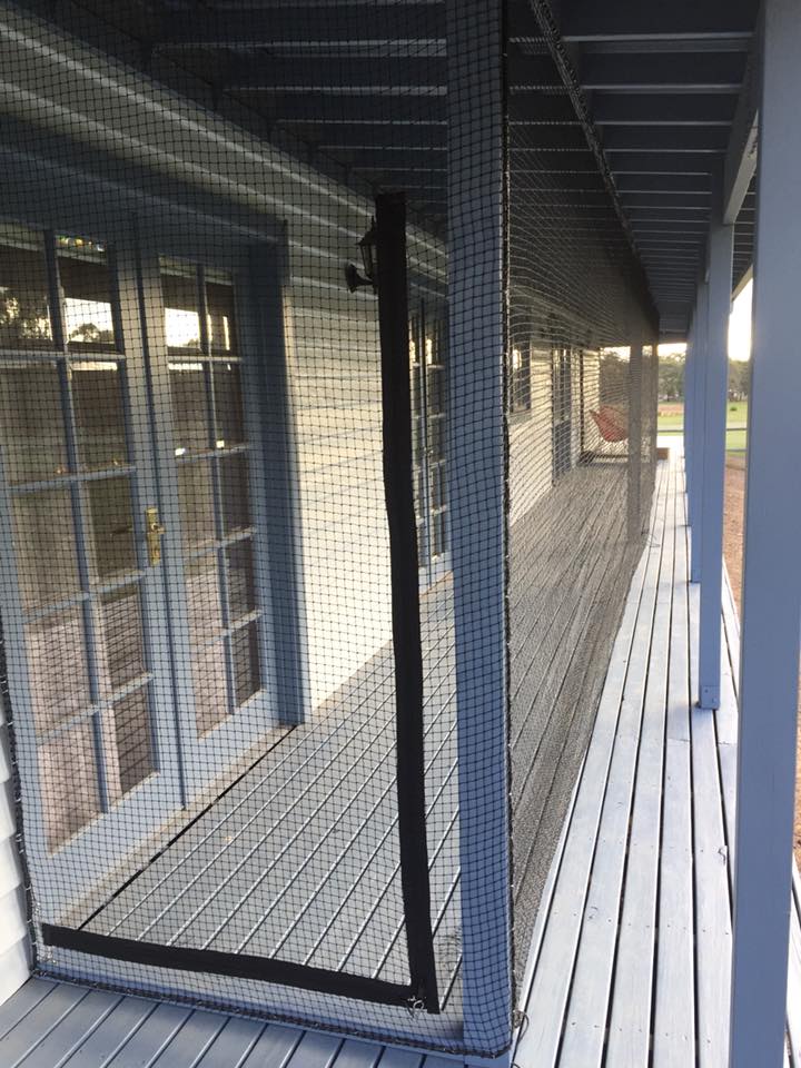Complete Wall Net with F-Zipper (3.5m x 3.5m Netting) - Black - Image 15