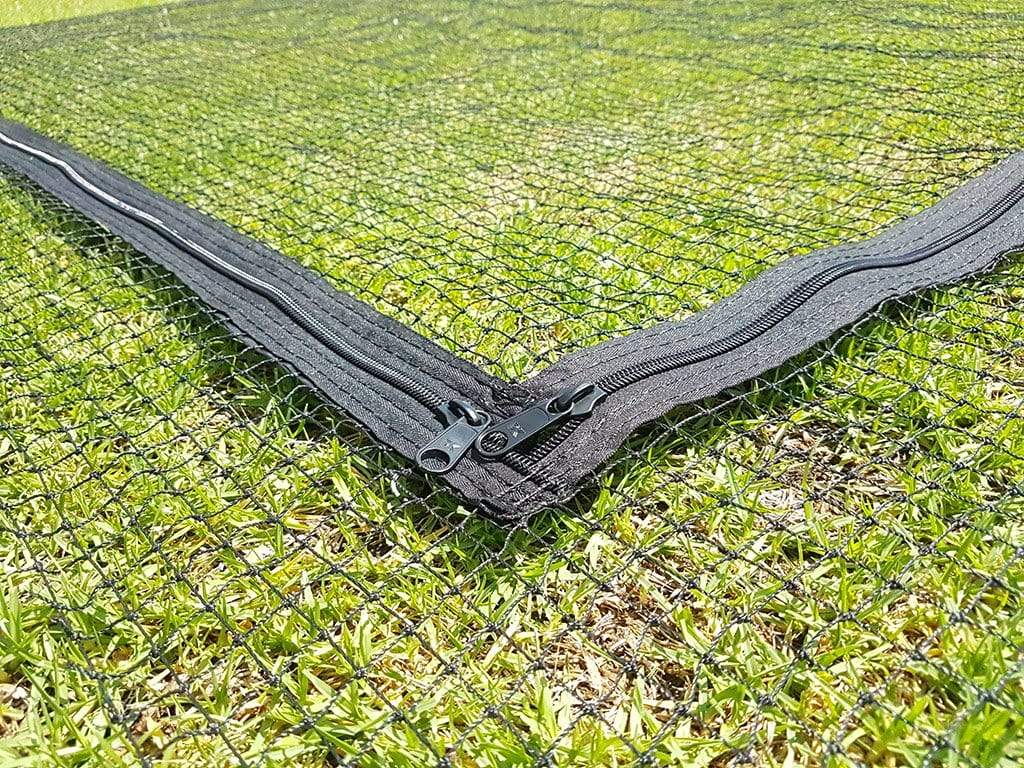 Complete Wall Net with F-Zipper (3.5m x 3.5m Netting) - Stone - Image 7